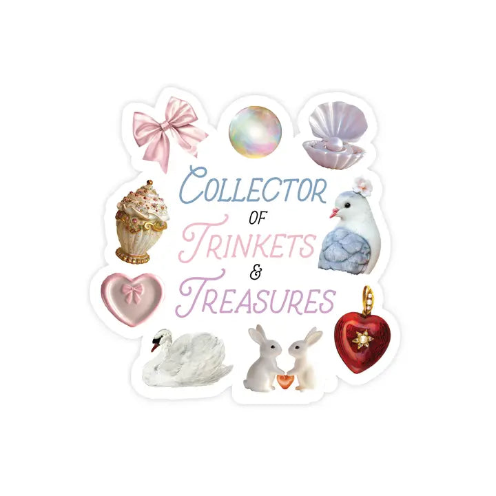 Collector of trinkets Sticker