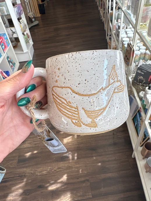 White Whale Mug - Hands on Clay