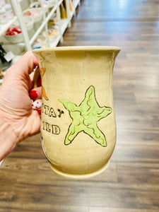 Stay Wild Starfish Mug  - Funky Fungus Pottery