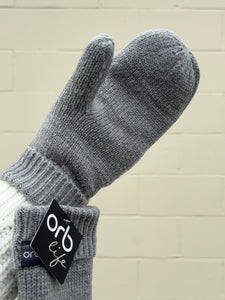 Snowflake Lined Mittens - Assorted Colours - Orb