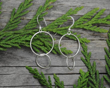 Load image into Gallery viewer, Two Hoop Earrings Medium - Elements Gallery