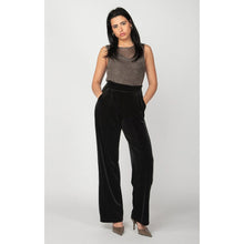 Load image into Gallery viewer, Wide Leg Velour Pant - Dex