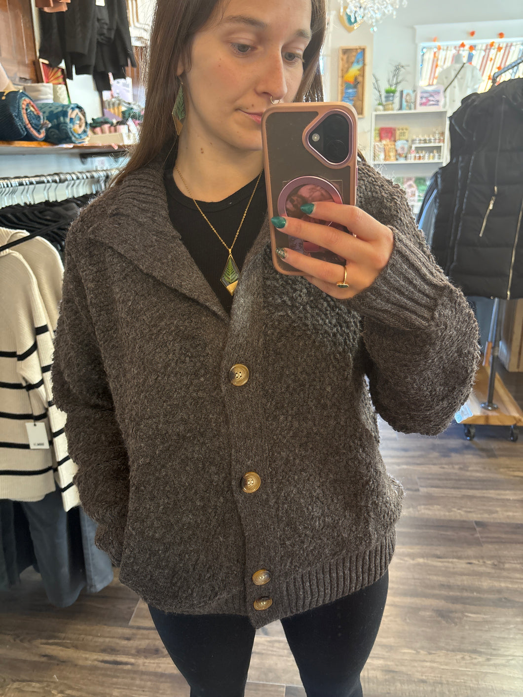 Dolly Sweater - Dark Grey