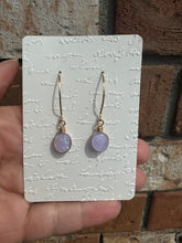 Load image into Gallery viewer, Dichroic Glass Gold Filled Earring