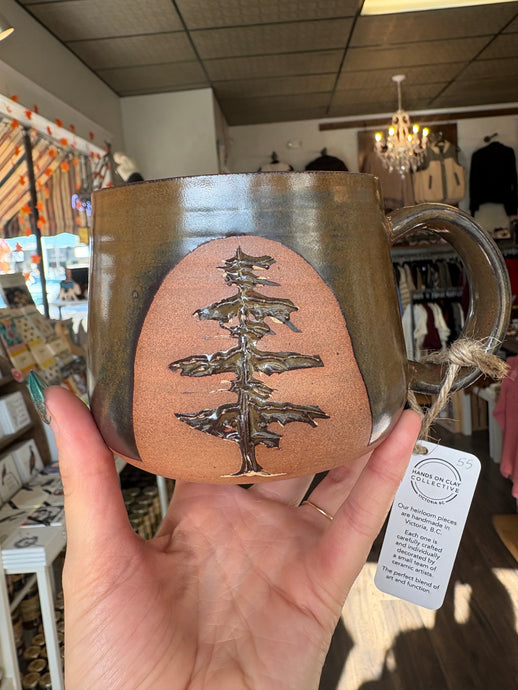 Rustic Tree Mug - Hands On Clay