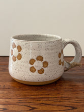 Load image into Gallery viewer, White Mug With Flowers - Hands On Clay