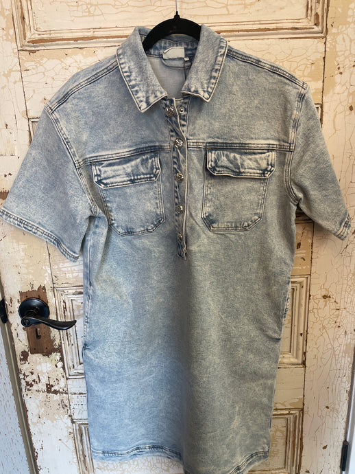 KAmaja Denim Dress - Light Blue - Kaffe