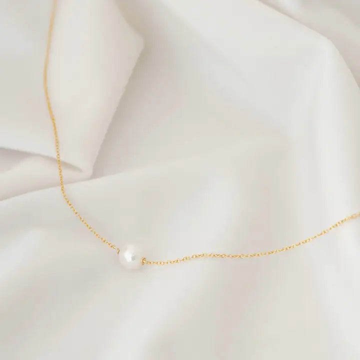 Evelyn Pearl Necklace - 14K Gold Fill