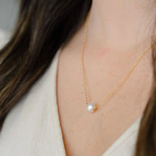 Load image into Gallery viewer, Evelyn Pearl Necklace - 14K Gold Fill