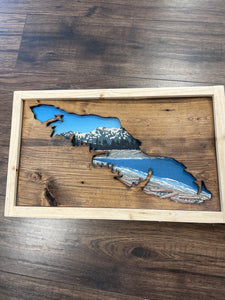 Mountains Vancouver Island Wall Art - Westcoastkitsch
