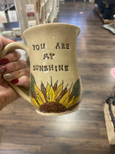 Load image into Gallery viewer, You Are My Sunshine Sunflower Mug  - Funky Fungus Pottery