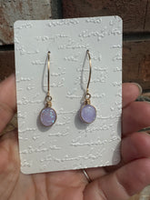 Load image into Gallery viewer, Dichroic Glass Gold Filled Earring