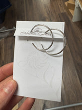 Load image into Gallery viewer, Sterling Silver Hoops Earrings - Elements Gallery