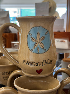 Parksville Sandollar Mug  - Funky Fungus Pottery