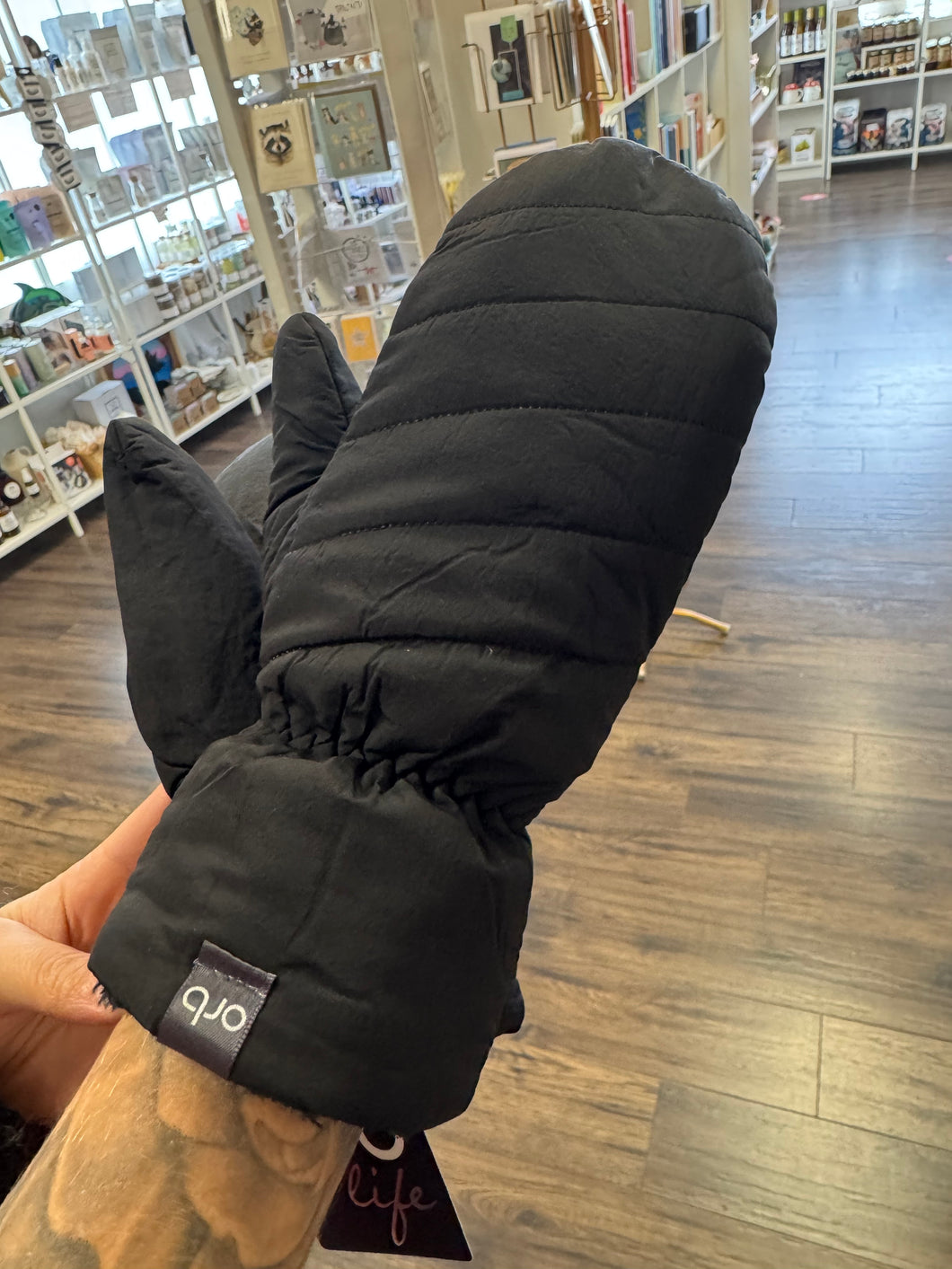 Let It Snow Puffer Mitts - Assorted Colours - Orb