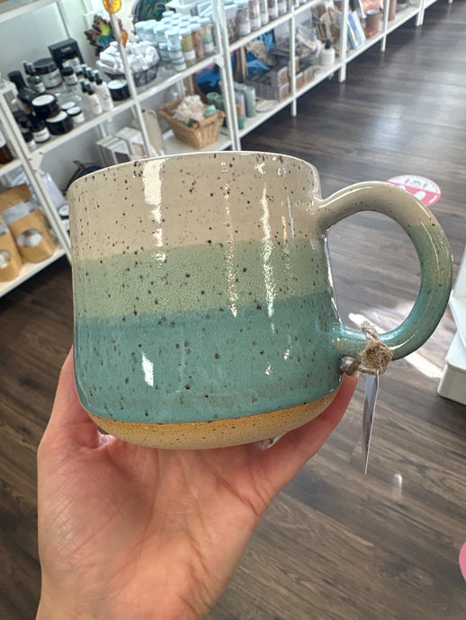 Turquoise Blue Mug - Hands on Clay