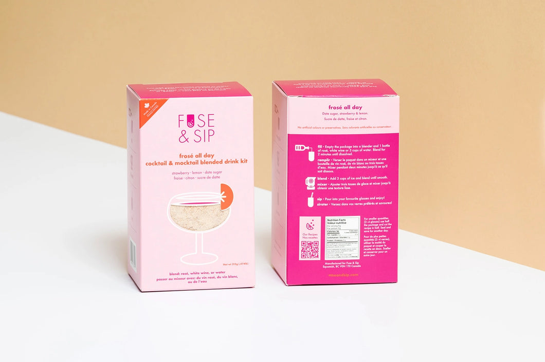 Fuse and Sip Blended Drink Kit -  Frose All Day