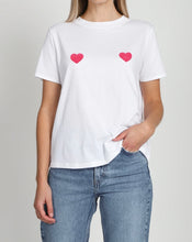 Load image into Gallery viewer, Double Heart Classic Tee - Brunette The Label