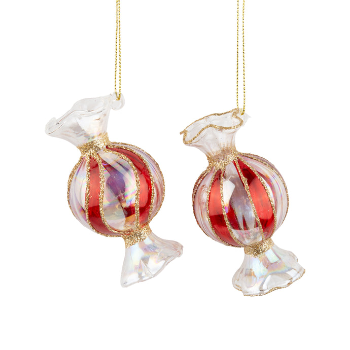 Assorted Glass Candy Ornaments