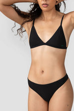 Load image into Gallery viewer, Low Profile Thong Underwear - Black - Huha