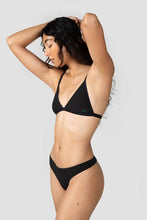 Load image into Gallery viewer, Low Profile Thong Underwear - Black - Huha