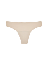 Load image into Gallery viewer, Seamless Low-Midrise Thong Underwear - Beige - Huha