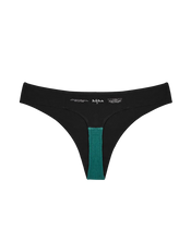 Load image into Gallery viewer, Low Profile Thong Underwear - Black - Huha
