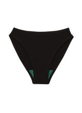 Load image into Gallery viewer, High Rise Bikini Underwear - Black - Huha