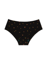 Load image into Gallery viewer, Cheeky Underwear - Black Midnight Rose - Huha