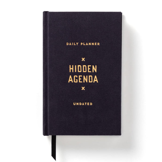 Hidden Agenda Undated Planner