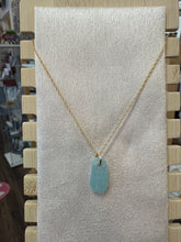 Load image into Gallery viewer, Seaglass Necklace Gold Filled