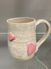Load image into Gallery viewer, Love Hearts Pottery Mug