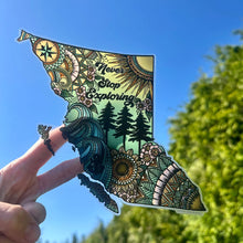 Load image into Gallery viewer, Never Stop Exploring British Columbia Car Decal