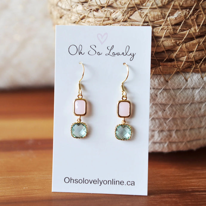 Julietta Gem Drop Earrings - Oh So Lovely