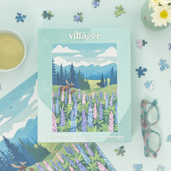 Villager Puzzles 1000 Pieces - Lupines Meadow