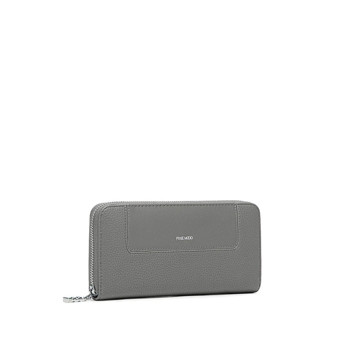 Mae Zip Wallet - Grey