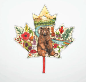 Maple Bear Stickers - Assorted Sizes