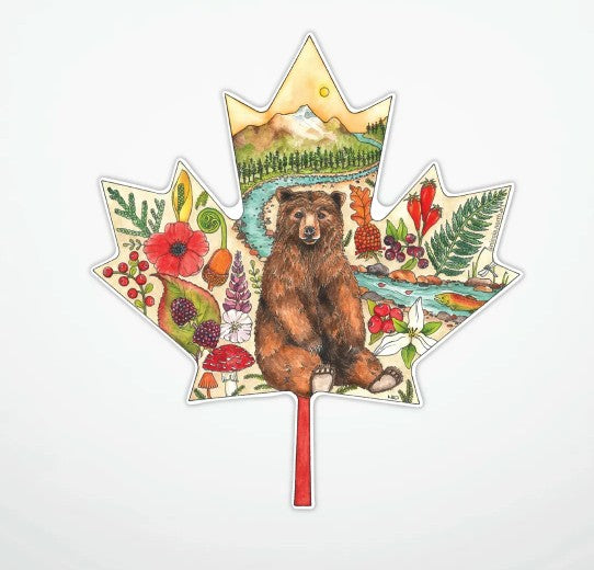 Maple Bear Stickers - Assorted Sizes