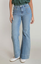 Load image into Gallery viewer, Mid Waist Denim Pants - Light Wash