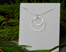 Load image into Gallery viewer, Nesting Two Hoop Necklace - Elements Gallery