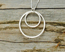 Load image into Gallery viewer, Nesting Two Hoop Necklace - Elements Gallery