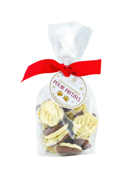 Polar Bear Paw Pretzels - Saxon Chocolates