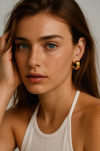 Load image into Gallery viewer, Large Golden Hoops