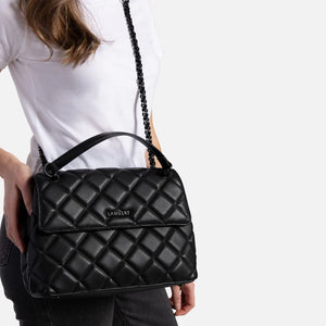 The Sofia 2-in 1 Purse - Black Colour -Lambert Bags