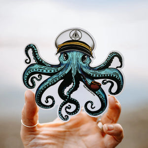 West Coast Karma Captain Octo Vinyl Sticker