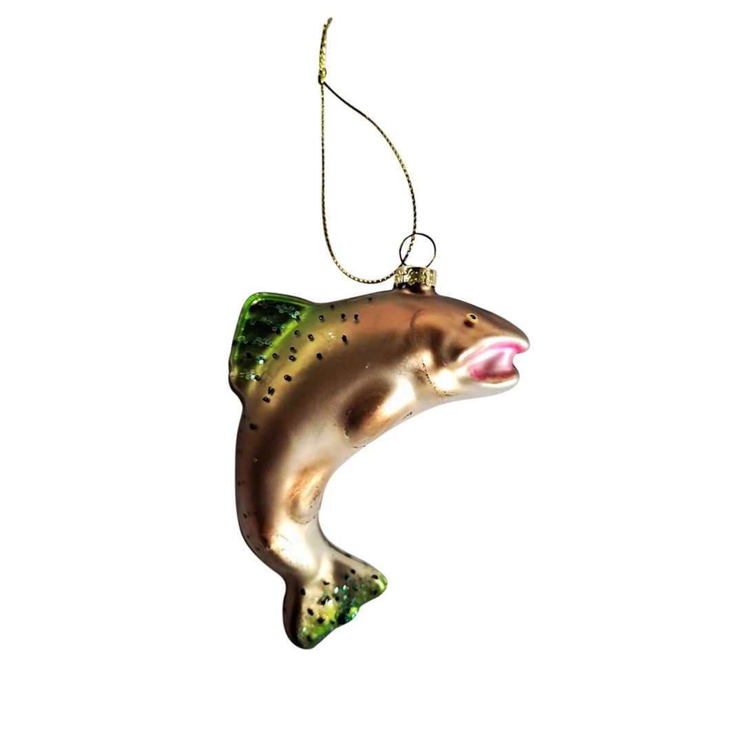 Salmon Christmas Ornament