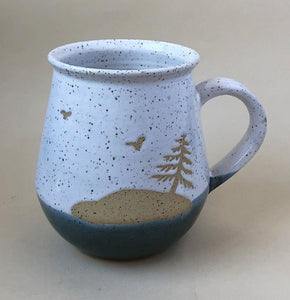 Large Foggy Gulf Island Mug