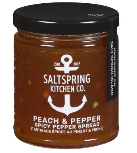 Salt Spring Kitchen Co. Peach and Spicy Pepper Spread - 125ml