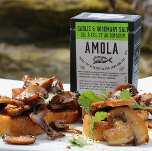 Garlic and Rosemary Salt - Amola Salt