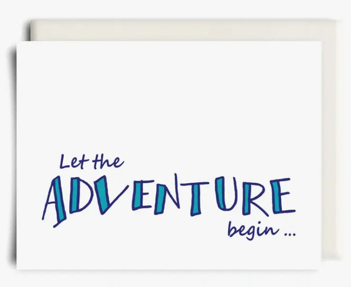 Let The Adventure Begin - Inkwell Cards